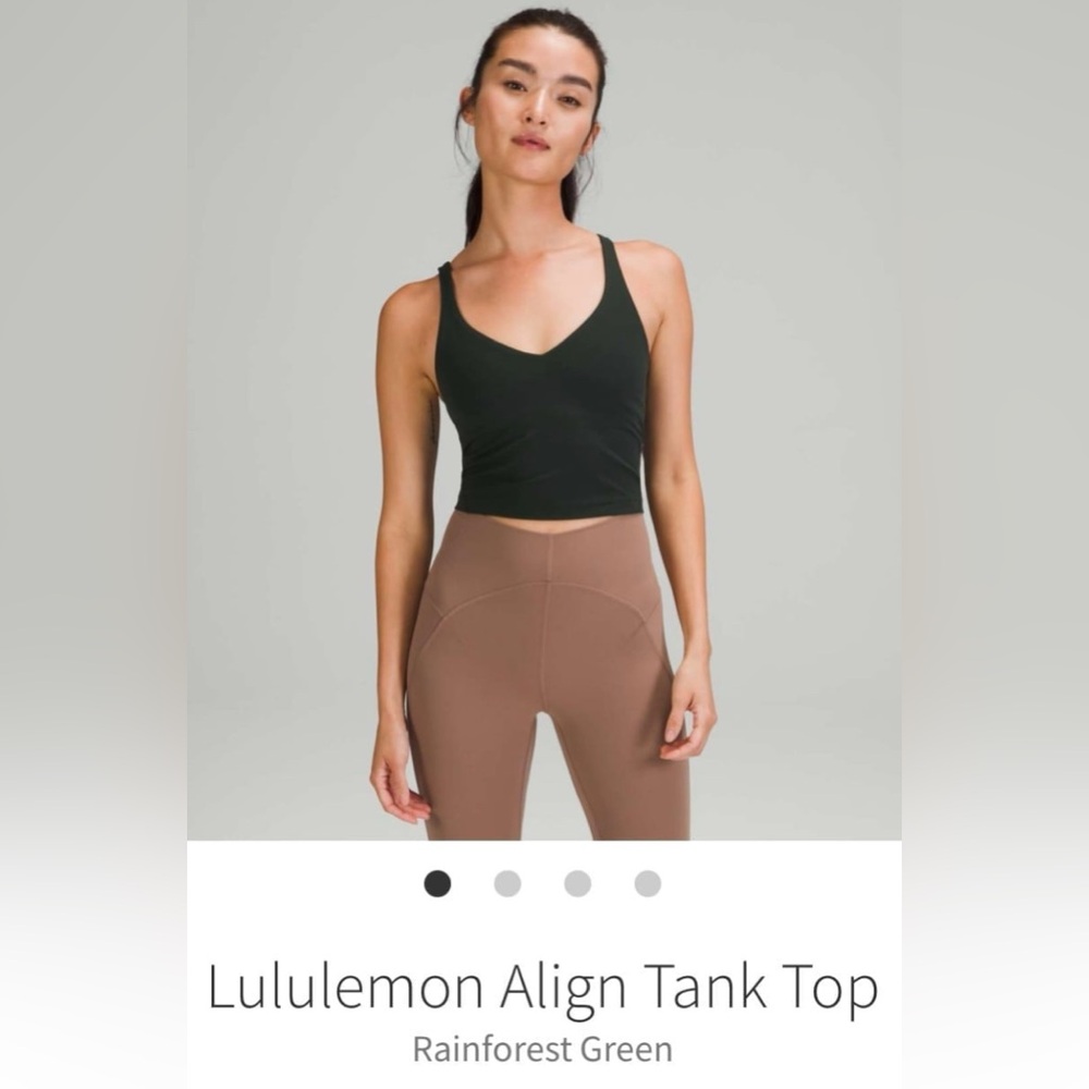 Lululemon Align Tank Top Rainforest Green 8